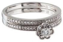 Laura Ashley Diamond Floral Motif Wedding Set wedding photo - Laura Ashley Diamond Floral Motif Wedding Set