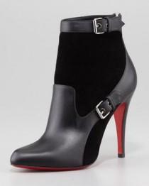 Canassone Buckled Suede-Leather Bootie wedding photo - Canassone Buckled Suede-Leather Bootie