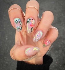 Holographic Nail Art wedding photo - Holographic Nail Art
