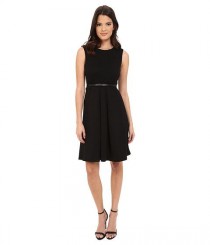 Calvin Klein Texture Ponte Fit & Flare Dress CD5P1P3N wedding photo - Calvin Klein Texture Ponte Fit & Flare Dress CD5P1P3N