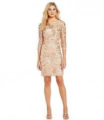 JS Collections Beaded Lace Dress wedding photo - JS Collections Beaded Lace Dress