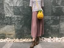 FREE SHIPPING,Pineapple Cross-Body Bag, Paper Yarn Crochet Shoulder Bag,Fruit Bag,Handknit Shoulder Bag,Crochet Crossbody Bag wedding photo - FREE SHIPPING,Pineapple Cross-Body Bag, Paper Yarn Crochet Shoulder Bag,Fruit Bag,Handknit Shoulder Bag,Crochet Crossbody Bag