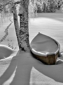Bath And Snowy Rowboat wedding photo - Bath And Snowy Rowboat