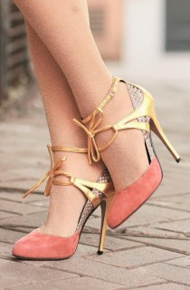 VIONNET BY ZANOTTI Colour Block Stiletto Pump wedding photo - VIONNET BY ZANOTTI Colour Block Stiletto Pump