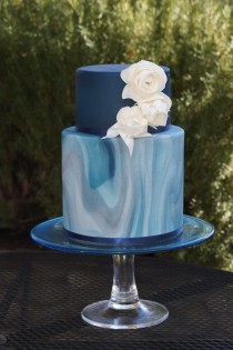 wedding photo - 40 Must See Marble Wedding Cake Ideas