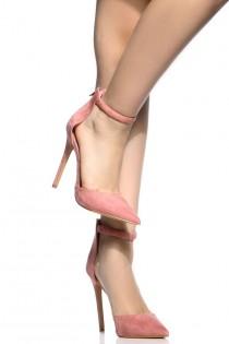 Blush Faux Suede Ankle Strap Pointed Toe Pumps @ Cicihot Heel Shoes Online Store Sales:Stiletto Heel Shoes,High Heel Pumps,Womens High Heel Shoes,Prom Shoes,Summer Shoes,Spring Shoes,Spool Heel,Womens Dress Shoes wedding photo - Blush Faux Suede Ankle Strap Pointed Toe Pumps @ Cicihot Heel Shoes Online Store Sales:Stiletto Heel Shoes,High Heel Pumps,Womens High Heel Shoes,Prom Shoes,Summer Shoes,Spring Shoes,Spool Heel,Womens Dress Shoes