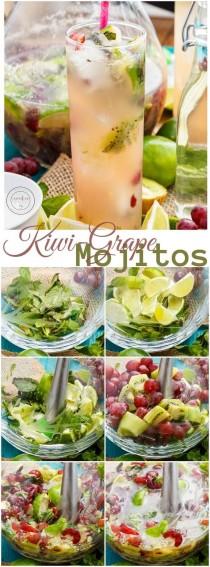 Fresh Kiwi-Grape Mojitos wedding photo - Fresh Kiwi-Grape Mojitos