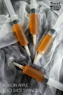 Poison Apple Jello Shot Syringes wedding photo - Poison Apple Jello Shot Syringes