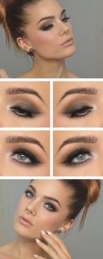 Grey Smokey Eye wedding photo - Grey Smokey Eye