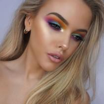 Colorful Eye Look wedding photo - Colorful Eye Look