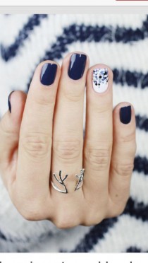 Navy Nails wedding photo - Navy Nails
