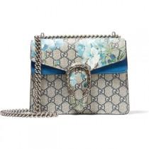 Gucci Dionysus Mini Suede-trimmed Printed Coated Canvas Shoulder Bag wedding photo - Gucci Dionysus Mini Suede-trimmed Printed Coated Canvas Shoulder Bag