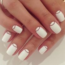White Nails wedding photo - White Nails