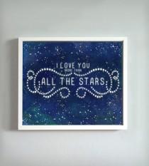 wedding photo - All The Stars Print