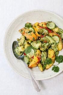 Peach Avocado Salad wedding photo - Peach Avocado Salad