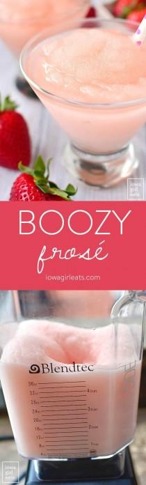 Boozy Frosé wedding photo - Boozy Frosé