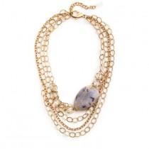 Chevalier Statement Necklace - Gold wedding photo - Chevalier Statement Necklace - Gold