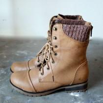In The Woods Ankle Sweater Boots Tan wedding photo - In The Woods Ankle Sweater Boots Tan