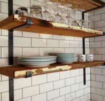 Hand Hammered Hand Made Shelf Brackets wedding photo - Hand Hammered Hand Made Shelf Brackets