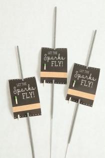 Make These Adorable Wedding Sparkler Tags Sign For Free! wedding photo - Make These Adorable Wedding Sparkler Tags Sign For Free!