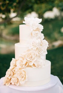 wedding photo - Flower Wedding Cake