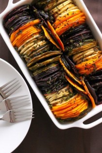 wedding photo -  Fancy Shmancy Herb Roasted Root Vegetables