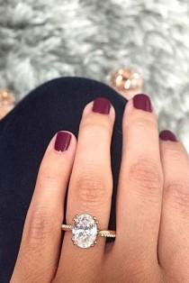 24 Cutest Rose Gold Engagement Rings That You've Ever Seen wedding photo - 24 Cutest Rose Gold Engagement Rings That You've Ever Seen