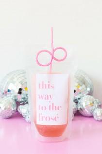 Frosé Juice Pouches wedding photo - Frosé Juice Pouches