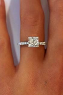 21 Breathtaking Princess Cut Engagement Rings wedding photo - 21 Breathtaking Princess Cut Engagement Rings