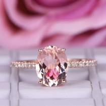Popular Morganite Engagement Rings wedding photo - Popular Morganite Engagement Rings