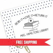 Custom Teacher Stamp-School/Classroom Library Stamp-Book Stamp-Teacher Gift-Self Inking-Personalized Stamp wedding photo - Custom Teacher Stamp-School/Classroom Library Stamp-Book Stamp-Teacher Gift-Self Inking-Personalized Stamp
