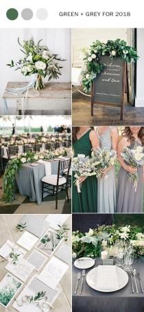 Trending-21 Elegant Green And Grey Wedding Color Ideas For 2018 wedding photo - Trending-21 Elegant Green And Grey Wedding Color Ideas For 2018