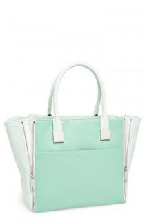 Leather Shopper Mint wedding photo - Leather Shopper Mint