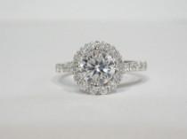 Round Cut CZ Engagement Rings, Round Halo Engagement Ring, Round CZ Engagement Rings, Round Cut Promise Ring, Art Deco Engagement Ring wedding photo - Round Cut CZ Engagement Rings, Round Halo Engagement Ring, Round CZ Engagement Rings, Round Cut Promise Ring, Art Deco Engagement Ring