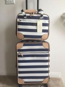 NWT KATE SPADE BON Voyage International Carry On Topper TRAVEL SET ($1100 TAX) wedding photo - NWT KATE SPADE BON Voyage International Carry On Topper TRAVEL SET ($1100 TAX)