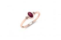 ruby ring rose gold, July birthstone ring, dainty ruby ring, ruby 14k gold ring, red gemstone ring, ruby with diamond ring, oval ruby ring wedding photo - ruby ring rose gold, July birthstone ring, dainty ruby ring, ruby 14k gold ring, red gemstone ring, ruby with diamond ring, oval ruby ring