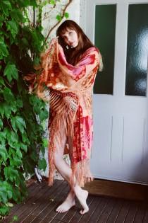Wedding Floral Robes - Rustic Bridal Robe - Boho Festival Kimono - Gypsy Bridal Kimono Robe - Fringed Bridal Robe - Bridesmaid Silk Kimonos wedding photo - Wedding Floral Robes - Rustic Bridal Robe - Boho Festival Kimono - Gypsy Bridal Kimono Robe - Fringed Bridal Robe - Bridesmaid Silk Kimonos