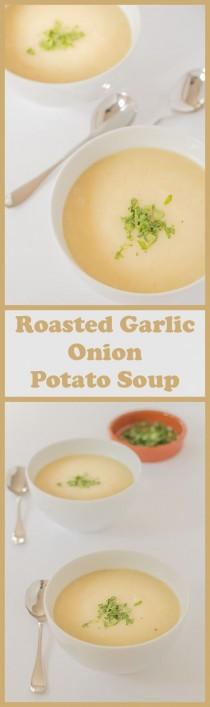 Roasted Garlic Onion And Potato Soup wedding photo - Roasted Garlic Onion And Potato Soup