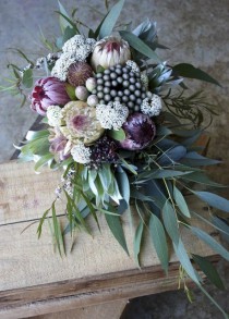 Protea & Native Wedding Bouquets wedding photo - Protea & Native Wedding Bouquets