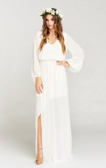 Jocelyn Maxi Dress ~ Wedding Cake Chiffon wedding photo - Jocelyn Maxi Dress ~ Wedding Cake Chiffon