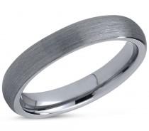 Brushed Tungsten Ring,Tungsten Wedding Band,Tungsten Wedding Ring,Brushed 4mm Tungsten Band,Comfort Fit,Anniversary Ring,Engagement Band,Set wedding photo - Brushed Tungsten Ring,Tungsten Wedding Band,Tungsten Wedding Ring,Brushed 4mm Tungsten Band,Comfort Fit,Anniversary Ring,Engagement Band,Set