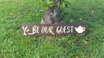 Be Our Guest Sign Beauty and the Beast Disney Wedding Decorations Quote Wood Sign Handmade Home Decor Kids Wedding Gift Anniversary wedding photo - Be Our Guest Sign Beauty and the Beast Disney Wedding Decorations Quote Wood Sign Handmade Home Decor Kids Wedding Gift Anniversary