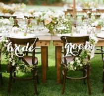Bride and Groom.Chair Sign Wedding.Bride Groom Chair Sign. wedding photo - Bride and Groom.Chair Sign Wedding.Bride Groom Chair Sign.