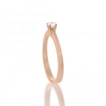 Her engagement ring, Rose gold diamond ring, Modern diamond ring, Delicate engagement ring, Elegant diamond ring, Simple engagement ring wedding photo - Her engagement ring, Rose gold diamond ring, Modern diamond ring, Delicate engagement ring, Elegant diamond ring, Simple engagement ring