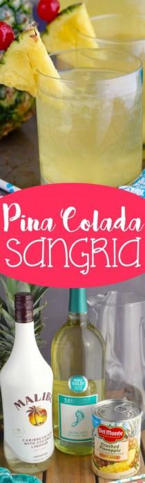 Pina Colada Sangria wedding photo - Pina Colada Sangria