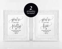 Wedding Bathroom Signs, Wedding Sign, Wedding Printable, Bathroom Printable, Look oh so, PDF Instant Download #BPB203_63 wedding photo - Wedding Bathroom Signs, Wedding Sign, Wedding Printable, Bathroom Printable, Look oh so, PDF Instant Download #BPB203_63