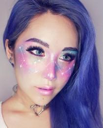 Galaxy Inspired Makeup wedding photo - Galaxy Inspired Makeup