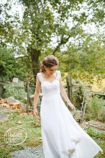 2017 Long Chiffon White Bridesmaid Dress, Sweetheart Ruched Bodice Wedding Dress, A Line Prom Dress, Backless Evening Gown Floor Length wedding photo - 2017 Long Chiffon White Bridesmaid Dress, Sweetheart Ruched Bodice Wedding Dress, A Line Prom Dress, Backless Evening Gown Floor Length