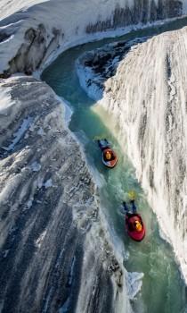 Photo Of The Day: Tubing Down A Glacier wedding photo - Photo Of The Day: Tubing Down A Glacier