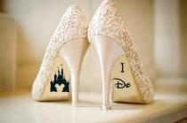 Disney Wedding Shoe Vinyl Sticker Decal With Name & Date Decorations Bridal shoe Bridesmaid I Do Etc wedding photo - Disney Wedding Shoe Vinyl Sticker Decal With Name & Date Decorations Bridal shoe Bridesmaid I Do Etc